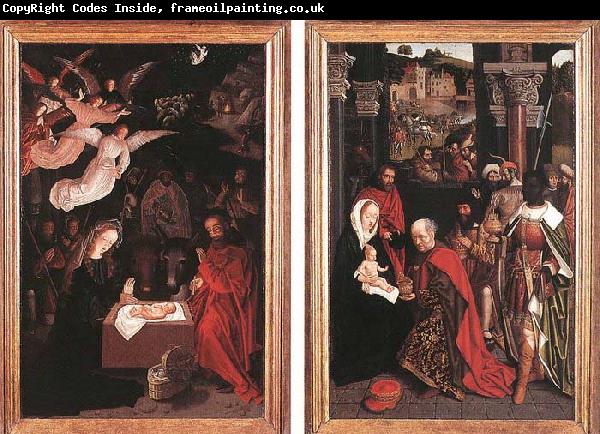 unknow artist Adoration of the Shepherds and Adoration of the Magi